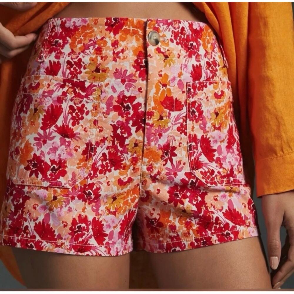 Maeve by Anthropologie The Colette Short Floral Edition Size 26